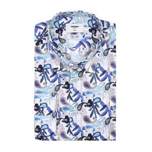 [레노마(셔츠)]텍스타 워터컬러 프린트 남자 긴소매 일반핏ROSSG1078WH