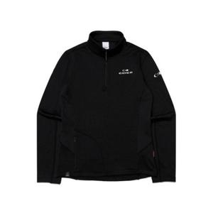 아이더 HERITAGE 여성 그리드 긴팔 짚업 티셔츠_Black DWU24231Z1 282322