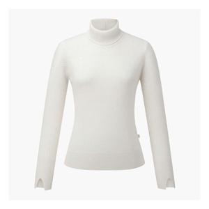 데상트 GOLF 여성 캐시미어 하이넥 스웨터 (DQ31WFKP9I) DQ31WFKP9I_IVYG 280243