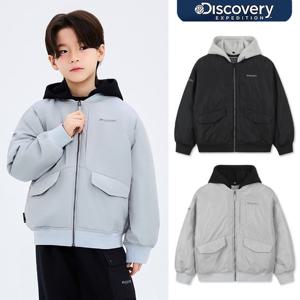디스커버리키즈 키즈 후드 디태처블 봄버 패딩 점퍼 DKPD11061