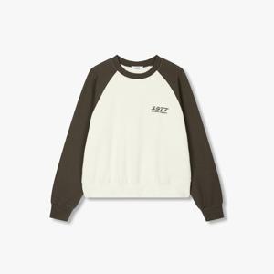 톰보이  라글란 배색 맨투맨 (9174422984-1)