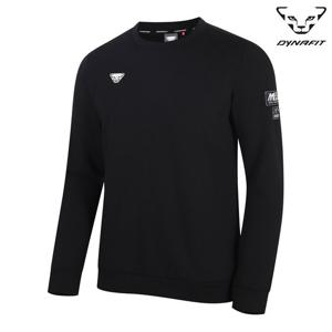 LJS  다이나핏  남성 스폰서 등판 그래픽 맨투맨 티셔츠 블랙 (YMW24251Z1)