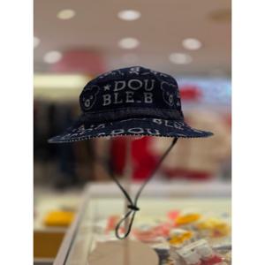 [미키하우스10] 16R109101 DB 비쿤 자카드 데님 모자 챙모자 카우보이모자