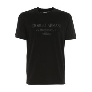 조르지오 아르마니 반팔 티셔츠 3GST57SJMCZUC99 Black