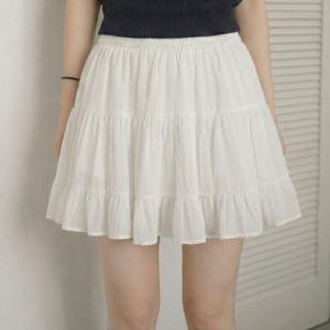 [올리비에스클로젯] 쉬폰 캉캉 밴딩 미니스커트_O2601SK008A