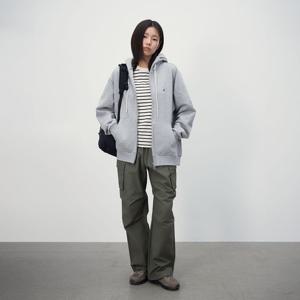 캉골 에센셜 집업 후디 5145 멜란지그레이 KSECZU51450