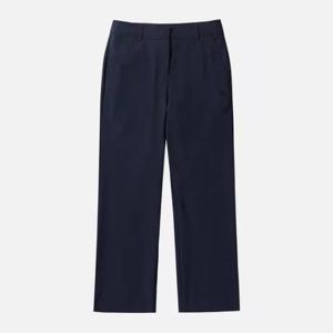 윌슨바지 VQA W242002GPT43-NVY 여성 스트레이트핏 우븐 팬츠