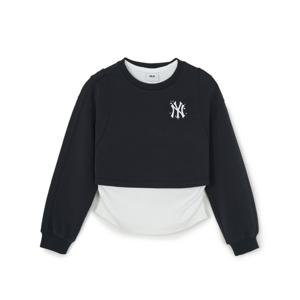 MLB키즈 스트릿 걸즈 레이어드 맨투맨 (7FMTB076150BKS)