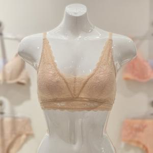 [바바라] 레이스 홑겹 패드 탈착 노와이어 브라렛 ABR4448 SSK