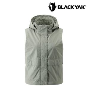 여성 26SS 간절기 등산 일상 조끼 우븐 숏 베스트 LK 1BYVSSV501 GD