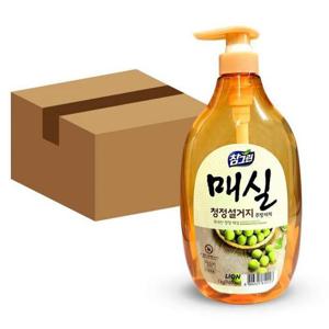 참그린 매실 청정 설거지 주방세제 1kg 12개입