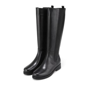 [바바라(슈즈)]바바라 소가죽 여성 첼시 롱부츠 3.5CM BBI851BK