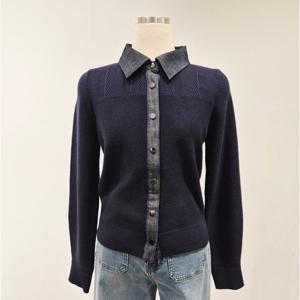 [비지트인뉴욕]카라 니트 가디건 VC1GD10