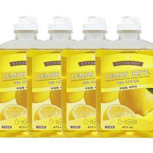 멜라루카 주방세제 레몬브라이트 레몬향 473mlx4개(AD)