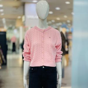 [클리지]라운드 숏 꽈배기 가디건 CQ2WKC14