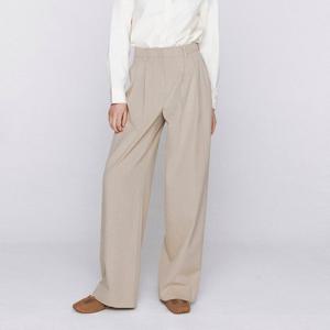 [지오다노]우먼 05416504 와이드 핀턱 슬랙스 바지 416504