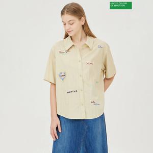 베네통 리즈 블라우스 BABL70431