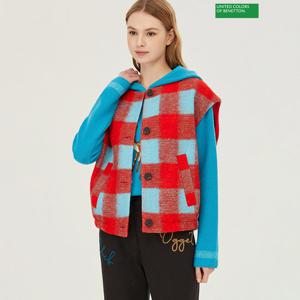 베네통 바리 체크 점퍼 BAJP09411