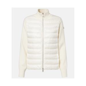 몽클레어 다운 패널 버진 울 카디건 P01127266