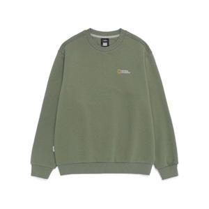 내셔널지오그래픽 NATIONALGEOGRAPHIC N261USW910 폴하스 스몰로고 맨투맨 MILITARY KHAKI N261USW910514 328302