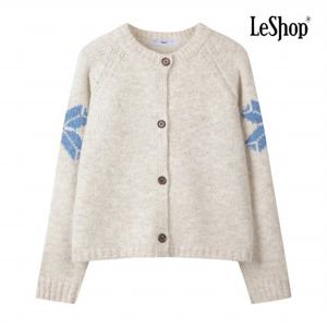 [르샵] 눈꽃 울 포근 버튼 니트 가디건 (BQ2KC003A)