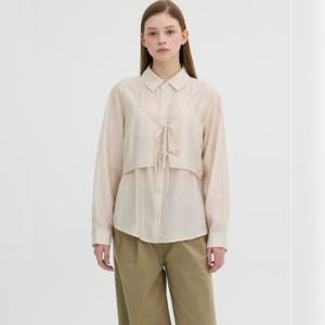 [올리브데올리브]뷔스띠에 셋업 시어 셔츠 OH5SB286