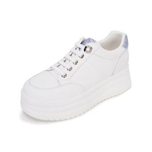 엠.무크 티아라 소가죽 키높이 스니커즈 블루 516623303AC