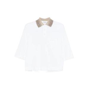 브루넬로 쿠치넬리 폴로 티셔츠 M0T63EJ115C6159 White