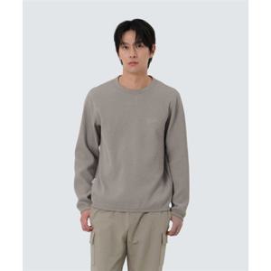 스노우피크 SNOWPEAK APPAREL 델타피크 와플 맨투맨 (S25FMTHT16) Tan Gray S25FMTHT16TG 337671