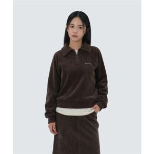 스노우피크 SNOWPEAK APPAREL 코듀로이 여성 반집업 맨투맨 (S25WWFZT71) Choco Brown S25WWFZT71CB 337592