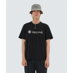 스노우피크 SNOWPEAK APPAREL 아스킨 빅로고 반팔 티셔츠 (S25MUFTS67) Black S25MUFTS67BK 335292