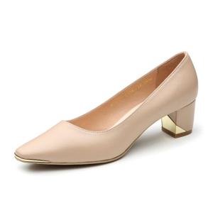 [금강제화(여성)]금강 르느와르 여성 골드메탈 포인트 베이직 펌프스 RENPUC5834G8 베이지