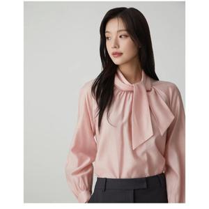 리본타이 셔링 블라우스 PS1WB281