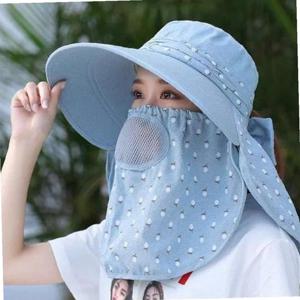 마스크형 자외선차단모자 여름필수품 썬캡