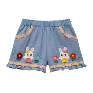 [미키하우스10] 11R203104 MH 프리미엄 우사코 꽃밭 반바지 여아반바지 여름바지