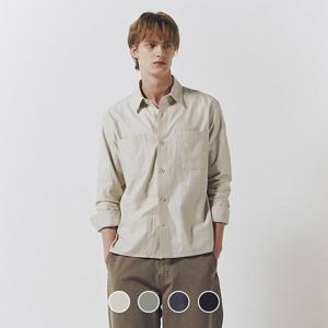[지오다노] 남성 봄 간절기 오버핏 아우터타입 면 셔켓 셔츠 046506