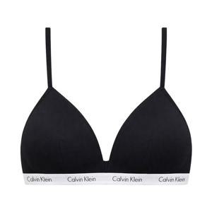 캘빈클라인 라이틀리 라인드로고 캐러셀 브라 블랙 QP1474O-001