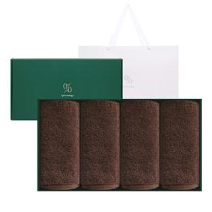 [송월타올]1퍼센테이지 코듀로이 190g 30수 코마사 타올 4P 선물세트