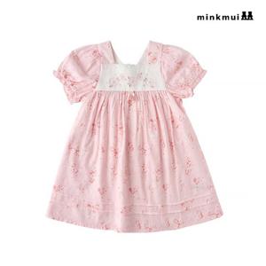 [밍크뮤]PK 샤를뮤플라워드레스 3631140001 36311-400-01 출산백일돌선물