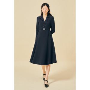 [제이제이 지고트]브이넥 칼라 플레어 원피스 GP3A0OP101