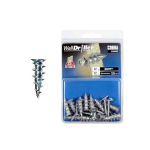 코브라 월드릴러 아연 석고앙카 12개 석고보드