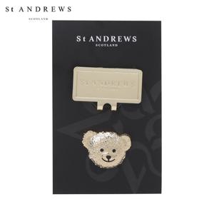 [세인트앤드류스] 공용 로고 테디베어 볼마커 2종 SET