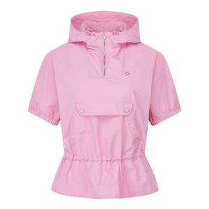 [파리게이츠] 여성 캥거루포켓 하프집업 후드반팔점퍼 521F1JP283PK