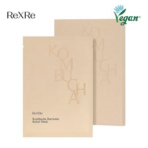 비건) 리바이리 콤부차배리옴 릴리프 마스크 5매 (바이오셀룰로오스 시트)