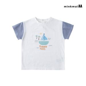 [밍크뮤]IV 마린반팔티셔츠 3631533201 36315-332-01 출산백일돌선물