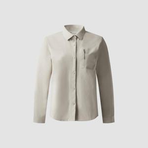 코오롱스포츠  여성 솔리드 우븐 셔츠 TVSXA24402LBE