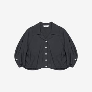 [베스띠벨리]볼륨 오픈카라 셔츠 BKBAE1414