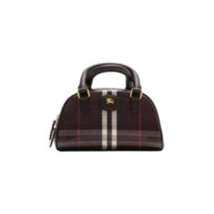 버버리 미니 하이랜드 볼링백 마호가니 레드 81152801