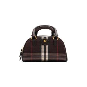 버버리 미니 하이랜드 볼링백 마호가니 레드 8115280