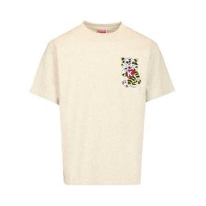 26SS KENZO WILD TIGER T 셔츠 FG55TS4044SY93 TP572013533